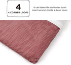 Bedsure California King Comforter Set - Pink Clay Soft Bedding for All Seasons, Cationic Dyed Bed Set, 3 Pieces, 1 California King Size Comforter (104"x96") and 2 Pillow Shams (20"x36"+2")