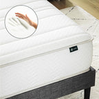 ZINUS 6 Inch Foam and Spring Hybrid Mattress, 75" x 30", Narrow, Trundle, Bunk, Day Bed, RV Compatible, Medium Firm Feel, CertiPUR-US Certified