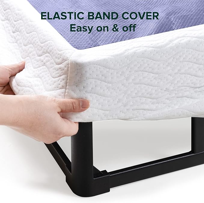 ZINUS 7 Inch Twin Metal Smart Box Spring with Quick Assembly, Mattress Foundation, Strong Metal Frame, Easy Assembly