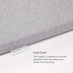 Tuft & Needle Mattress Topper, Twin XL Size, 2 inches of our Breathable, Supportive Adaptive Foam, Luxe Gray Cover, CertiPUR-US and Greenguard Gold Certified
