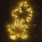 Karlling USB Plug in LED Fairy Lights,5 Packs of 100 LED Bulbs 33 Ft Silver Wire Waterproof Starry String Lights for Bedroom Patio Garden Party Wedding Commercial Lighting (Warm White)