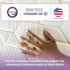 NapQueen Queen Mattress, 12 Inch Victoria Hybrid Cooling Gel Infused Pocket Spring and Memory Foam Mattress, Queen Size Mattress Bed in a Box, CertiPUR-US Certified, Fiberglass-Free Mattress