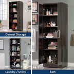 Sauder HomePlus Storage Cabinet/ Pantry cabinets, Dakota Oak finish