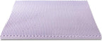Best Price Mattress 2 Inch Egg Crate Memory Foam Mattress Topper with Soothing Lavender Infusion, CertiPUR-US Certified, Dorm Essentials, King
