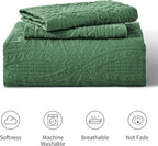 Love's cabin California King Size Quilt Set Olive Green Bedspreads - Soft Summer Lightweight Bedspread Comforter - Modern Coin Pattern Coverlet for All Season - 3 Pieces (1 Quilt, 2 Pillow Shams)