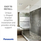 Panasonic WhisperValue Ceiling/Wall Mount Bathroom Exhaust Fan with Humidity Sensor, 50-80-100 CFM, FV-0510VSC1
