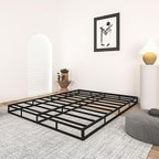 Qingzhou 5 Inch Box Spring for Queen Bed, Heavy Duty Metal Mattress Foundation, 3000 lbs Capacity, Low Profile Bed Base, Noise-Free, Easy Assembly, Fabric Cover