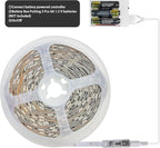 RUISHINE Battery Powered LED Strip Lights 13.2ft, LED Lights Battery Operated Color Changing Music Sync App Remote Control RGB USB Led for TV, Party, Room Decoration