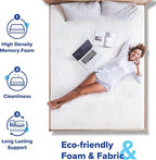 Olee Sleep Full Mattress, 8 Inch Gel Memory Foam Mattress, Gel Infused for Comfort and Pressure Relief, CertiPUR-US Certified, Bed-in-a-Box, Medium Firm, Full Size