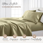Linen Market Double-Brushed Microfiber Twin Sheet Set 3 Piece – Oeko-TEX Certified Ultra Soft & Wrinkle-Free - 16" Deep Pocket Sheets - Easy Care Twin Size - Sage