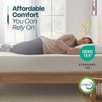 Linenspa 10 Inch Gel Infused Memory Foam Mattress – Twin Size – Medium Plush - Cooling Gel - Mattress in a Box - Primary or Guest Bedroom - Pressure Relieving and Breathable – CertiPUR-US Certified