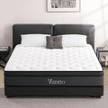 Full Size Mattress, 14 Inch Hybrid Memory Foam Mattress in a Box with Pocket Springs for Motion Isolation Pressure Relief, 100 Nights Trial, CertiPUR-US