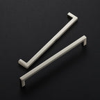 Ravinte 15 Pack Solid 7-1/2 Inch Center to Center Slim Square Bar Drawer Handles - Kitchen Cabinet Hardware Brushed Nickel Pulls