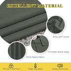 NICETOWN Room Darkening Curtains for Room Divider, Grommet Thermal Curtains Light & Sound Reducing Window Treatments for Sliding Glass Door, W66 x L110, Dark Mallard, 2 Panels