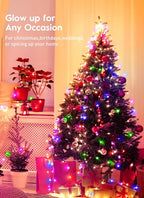 Minetom USB Fairy Lights Plug in, 66Feet 200 LED Twinkle String Lights with Remote and Timer, Waterproof 8 Modes Starry Lights for Indoor Wreath DIY Party Wedding Christmas Decoration, Multicolor