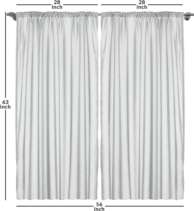 Ambesonne African Curtains, Motif with Pattern Design, Window Treatments 2 Panel Set for Living Room Bedroom, Pair of - 28" x 63", Brown Orange
