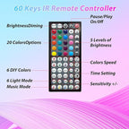 Led Lights for Bedroom 200ft (2 * 100FT) Music Sync Color Changing Led Strip Lights, RGB Led Light Strip with Remote and App Control, Cuttable Led Tape Light for Home Decor Gaming Accessories