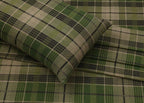 RUVANTI Flannel Sheets Twin XL Size - 100% Cotton Double Brushed Twin XL Sheet Sets, Deep Pockets 16 Inches, All Seasons Breathable & Extra Soft Bed Sheets, Warm & Cozy, 3 Piece, DNA Plaid