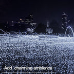 suddus 33ft 100 LED Outdoor String Lights, White Fairy Lights Battery Operated with Remote, Led Twinkle Lights for Bedroom, Backyard, Wedding, Tree, Mason Jar, Wall, Centerpiece, Christmas