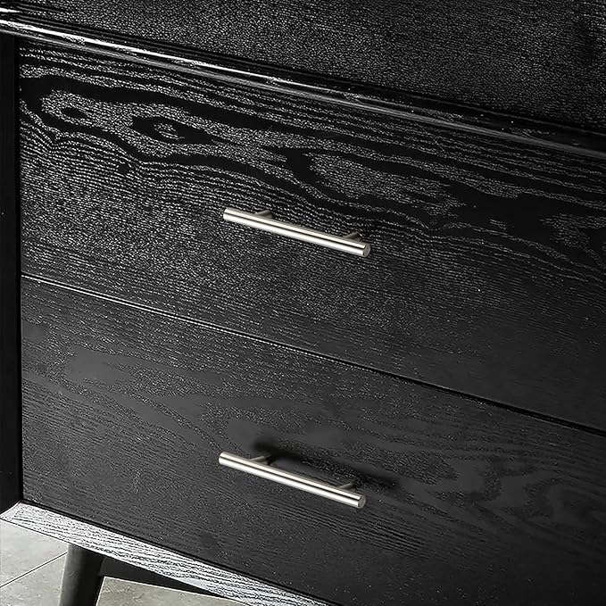 JOY DECOR 15 Pack 5 Inch Cabinet Pulls Kitchen Cabinet Handles with 3 Inch Hole Center Brushed Nickel Cabinet Hardware Stainless Steel Kitchen Drawer Pulls for Cabinets Cupboard, 76mm Hole Centers
