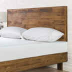 ZINUS Tricia Wood Platform Bed Frame with Adjustable Headboard, Wood Slat Support with No Box Spring Needed, Easy Assembly, King