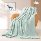 BEAUTEX Fleece Blanket King Size Super Soft Flannel Throw Blanket Lightweight Fuzzy Plush Blanket for Couch Sofa or Bed All Seasons (Mint, 108" x 90")