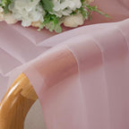 OVZME Blush Pink Sheer Curtains 78 Inches Long 2 Panels - Soft Light Filtering Window Sheer Panels for Living Room/Bedroom, Top Dual Rod Pocket, 1 Pair, Each 42Wx78L Inches