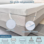 Airensky 4 Inch Memory Foam Mattress Topper, Cooling Gel Infused High Density Cal King (72"x84") Topper with Removable Washable Cover, Bed Topper for Pressure Relief Back Pain, CertiPUR-US Certified