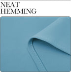 NICETOWN Room Darkening Curtain Panels - Toddler Boy Bedroom Drapes with Grommet Top, Energy Smart Window Treatment Curtains(Teal Blue, 42 inches W x 95 inches L, 2 Panels)