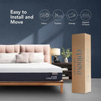 EPITEX Pure Comfort 12 Inch King Size Memory Foam Mattress – Air-Flow Memory Foam, Medium Plush for Pressure Relief and Motion Isolation, Breathable Pure Cotton Cover, CertiPUR-US Certified