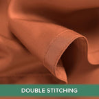 Split King Sheets by Pure Bamboo, Genuine 100% Organic Viscose Derived from Bamboo Bed Sheet Set, Soft & Cooling, Double Stitching *Not for Split Top (Split King, Terracotta)