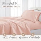 Linen Market Patterned Microfiber Full Sheet Set 4 Piece – Oeko-TEX Certified Ultra Soft & Wrinkle-Free - 16" Deep Pocket Sheets - Easy Care Full Size - My Heart Pink