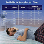 ROOST SLEEP Memory Foam Mattress, 14-Inch Twin – Cool Cloud Gel Foam Bed with Cooling Comfort and Plush Support – Pressure-Relieving Twin Mattress for Deep Sleep