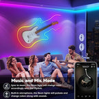 AILBTON 150FT Led Neon Rope Lights Control with App/Remote,Flexible Led Rope Light,Multiple Modes,IP65 Outdoor RGB Lights Waterproof,Music Sync Gaming Led Neon Strip Light for Bedroom Decor