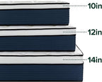 ZINUS 10 Inch Comfort Support Hybrid Mattress [New Version], Twin, Fiberglass Free, Medium Plush, Motion Isolation, Certified Safe Foams & Fabric, Mattress in A Box