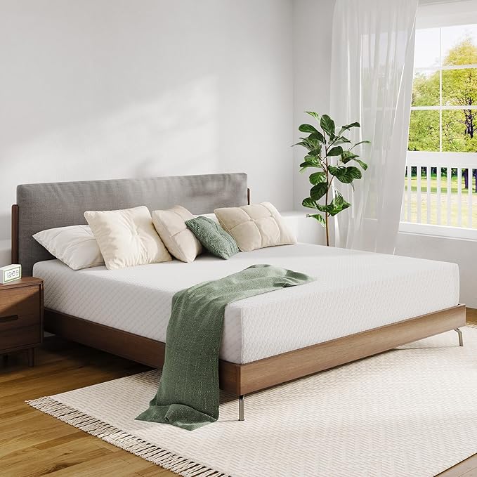 Novilla Full Mattress, 10 Inch Memory Foam Mattress Full Size WithComfort Foam for Pressure Relief & Cool Fresh Sleep,Removable Washable Cover,Full Memory Foam Mattresses, Medium Firm