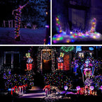 suddus 33ft 100 LED Outdoor String Lights, Multi Color Fairy Lights Battery Operated with Remote, Led Twinkle Lights for Bedroom, Backyard, Wedding, Tree, Mason Jar, Wall, Centerpiece, Christmas