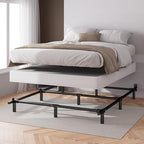 ZINUS 7 Inch Compack® Metal Bed Frame, Support Bed Frame for Box Spring and Mattress Set, Black, King