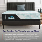ROOST SLEEP Memory Foam Mattress, 14-Inch Queen – Cool Cloud Gel Foam Bed with Cooling Support and Pressure Relief – Soft, Contouring Mattress for Deeper Sleep