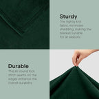 Utopia Bedding Fleece Blanket Throw Size Forest Green 300GSM Luxury Anti-Static Fuzzy Soft Microfiber Blanket for Couch, Sofa and Bed (60x50 Inch)
