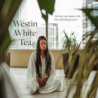 Westin Mini Home Diffuser & Fragrance Refill | Authentic White Tea Scent | Luxury Hotel Diffuser | Up to 300 Hours | Notes of White Tea, Cedar, Vanilla | Waterless Fragrance Plug-in Wall Diffusers