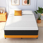 Swbvs Queen Mattress, 12 Inch Queen Size Mattress Bed in a Box, Memory Foam & Pocket Springs, Medium Feel, Cool Sleep & Pressure Relief, 120-Night Trial