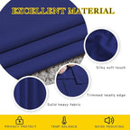 NICETOWN Blackout 102 inch Curtains for Living Room, Grommet Thermal Curtains Room Darkening Window Treatments Sound Reducing for Bedroom, Navy Blue, 2 Panels, W52 x L102
