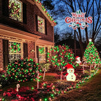JMEXSUSS 200 LED Red White and Green Christmas Lights Outdoor, 66ft String Lights Indoor Clear Wire, Christmas Tree Lights Plug in for Bedroom Tree Christmas Party Decorations