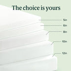 ZINUS 6 Inch 75" x 30" (Narrow Twin) Green Tea Memory Foam Mattress [New Version], Fiberglass free, Medium Firm Feel, Zoned Pressure Relief, Certified Safe Foams & Fabric, Mattress in A Box