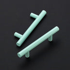 Ravinte 1 Pack | 5 Inch Cabinet Pulls Green Stainless Steel Kitchen Drawer Pulls Cabinet Handles 5 InchLength, 3 Inch Hole Center