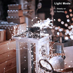 Christmas White Fairy Lights Battery Operated 6 Pack 16.4Ft 50 LEDs Silver Copper Wire Twinkle Lights for Halloween Christmas Bedroom Indoor Outdoor Wedding Dorm Parties Holiday Yard Decorations