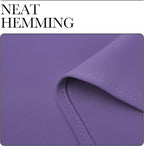 NICETOWN Window Curtain Panels, Thermal Insulated Solid Grommet Blackout Draperies/Drapes for Basement (Lilac Purple, 1 Pair, 29 by 45-inch)
