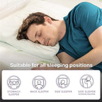 NapQueen King Size, 10 Inch Anula Green Tea Infused Memory Foam Mattress, Bed in a Box, CertiPUR-US Certified Mattress