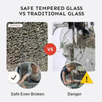 Kosmonia 36x24 Bathroom Vanity Mirror for Wall, Aluminum Framed, Farmhouse Rectangle, Anti-Rust, HD Reflection Anti-Desilvering, Distortion Free, Tempered and Shatter-Proof Wall Mounted Mirror, Black